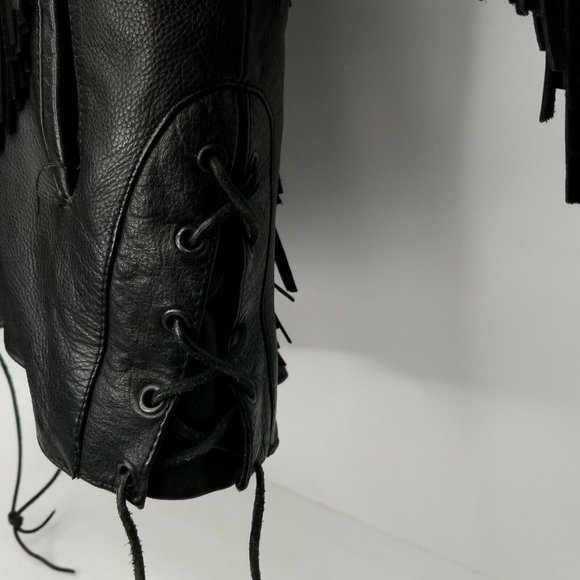 Hudson Leather Corset Motorcycle Jacket Medium - Picture 5 of 12